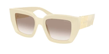 Miu Miu MU B05S style-color 21D90L Milk / Clear Gradient Brown Lens
