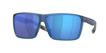 Costa Del Mar 6S9121 RINCON II 06S9121 style-color 912116 Matte Translucent Blue / Blue Mirror Glass Lens