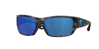 Costa Del Mar 6S9132 SCHOOLIE 06S9132 style-color 913205 Matte Tiger Shark / Blue Mirror Polycarbonate Lens