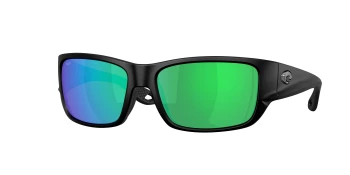 Costa Del Mar 6S9132 SCHOOLIE 06S9132 style-color 913203 Matte Black / Green Mirror Polycarbonate Lens