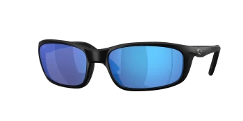 Costa Del Mar 6S9134 BRINE II 06S9134 style-color 913405 Matte Black / Blue Mirror Lightwave Glass Lens