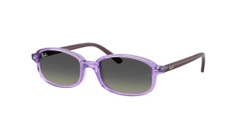 Ray-Ban RJ9132SF style-color 719911 Transparent Violet / Gradient Grey Lens