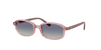 Ray-Ban RJ9132SF style-color 72014L Transparent Pink / Grey Gradient Blue Lens