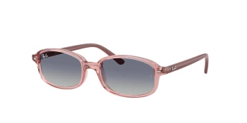 Ray-Ban RJ9132S style-color 72014L Transparent Pink / Grey Gradient Blue Lens