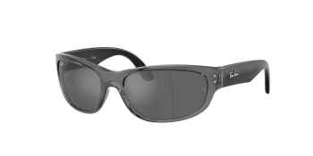 Ray-Ban RJ9189S style-color 71956G Transparent Grey / Grey Mirror Silver Lens