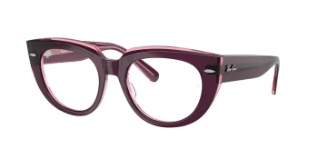 Ray-Ban RX5586 DOREEN 0RX5586 style-color 8364 Violet On Transparent Pink