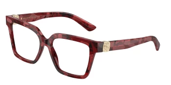 Dolce & Gabbana DG3395 style-color 3463 Pearl Havana Red