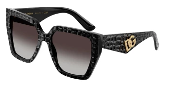 Dolce & Gabbana DG4438 style-color 32888G Black Texture Cocco / Grey Gradient Lens