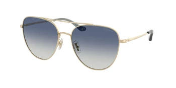 Coach HC7182 CBZ89 0HC7182 style-color 90054L Shiny Light Gold / Blue Gradient Lens