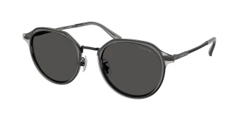 Coach HC7183 CBZ97 0HC7183 style-color 947287 Satin Black / Grey Solid Lens