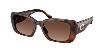 Coach HC8435U CBY82 0HC8435U style-color 5120T5 Dark Tortoise / Brown Gradient Polar Lens
