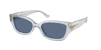 Sunglasses COACH brand new NWT Light Blue Transparent - with case - ! Coach Blue Transparent Sunglasses in Case | Fash Brands main image 2