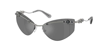 Swarovski SK7039 style-color 40096G Gunmetal / Grey Mirror Black Lens