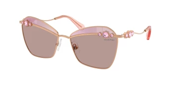 Swarovski SK7040 style-color 401461 Rose Gold / Purple Brown Tampo Swarovski Pink Lens