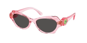 Swarovski SK6050 style-color 108887 Transparent Pink / Dark Grey Lens