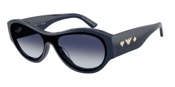 Emporio Armani EA4265U style-color 60398S Crystal / Cola / Lime / Grey Gradient Blue Lens