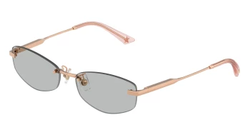 Jimmy Choo JC4013D style-color 300887 Rose Gold / Light Grey Lens