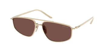 Prada PR C51S style-color ZVN80T Pale Gold / Black Chocolate Lens
