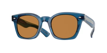 Oliver Peoples OV5498SU MERCEAUX style-color 179353 Translucent Blue / Cognac Lens