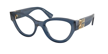 Miu Miu MU 01VV style-color 08Q1O1 Blue Transparent