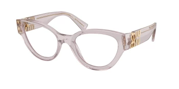 Miu Miu MU 01VV style-color 12W1O1 Transparent Mauve