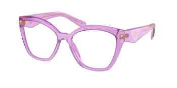 Prada PR 20ZV style-color 13R1O1 Transparent Amethyst