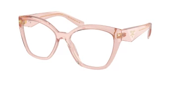 Prada PR 20ZV style-color 19Q1O1 Transparent Peach
