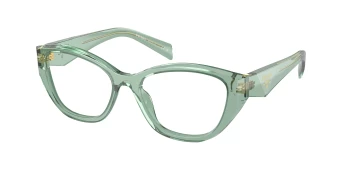 Prada PR 21ZV style-color 11R1O1 Transparent Sage