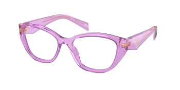Prada PR 21ZV style-color 13R1O1 Transparent Amethyst