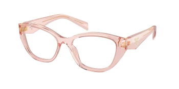 Prada PR 21ZV style-color 19Q1O1 Transparent Peach