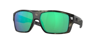 Costa Del Mar 6S9034 DIEGO 06S9034 style-color 903429 Wetlands / Green Mirror Lightwave Glass Lens