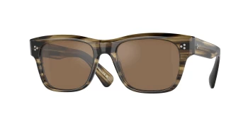 Oliver Peoples OV5524SU BIRELL SUN 0OV5524SU style-color 1719G8 Olive Smoke / Cognac Mirror Lens