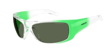 Arnette AN4182 HOT SHOT style-color 301871 Crystal Gradient Green / Dark Green Lens