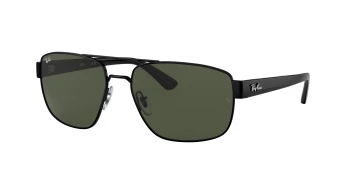 Ray-Ban RB3663 style-color 002/31 Black / G-15 Green Lens