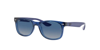 Ray-Ban RJ9052S JUNIOR NEW WAYFARER style-color 70624L Transparent Blue / Light Grey/Dark Grey Lens