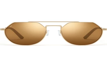 Serengeti SHELBY style-color 660 Shiny Light Gold / Saturn Polarized Drivers Gold Cat 2 to 3 Lens