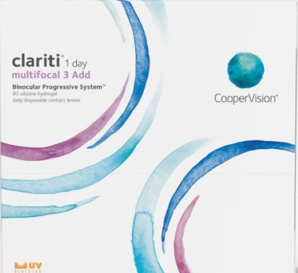 Clariti 1 Day Multifocal 3ADD Contacts 90Pk