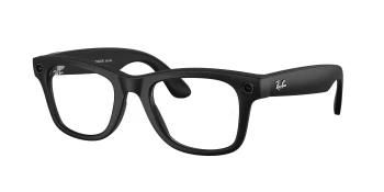 Ray-Ban Meta RW4012 WAYFARER 0RW4012 (Gen 2) style-color 601SSB Black / Clear Lens