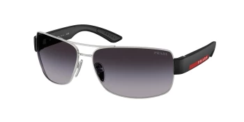 Prada Linea Rossa PS B52S style-color 1BC09U Silver / Grey Gradient Lens