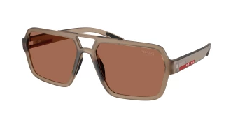 Prada Linea Rossa PS A06S style-color 29F50A Transparent Brown / Brown Tuning Lens