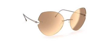 Silhouette FISHER ISLAND RIMLESS 8182 style-color 3530 Rose Gold / Light Beige / 60 60 Lens