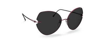 Silhouette FISHER ISLAND RIMLESS 8182 style-color 3640 Deep Pink / 65 65 Lens