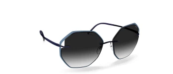 Silhouette SANT MARTI RIMLESS 8187 style-color 4540 Atlantic Blue / 65 65 Lens
