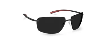 Silhouette BISCAYNE BAY RIMLESS 8727 style-color 9040 Black / Racing Red / 65 65 Lens