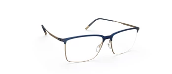 Silhouette URBAN FUSION FULLRIM 2946 style-color 4620 Dark Denim / Gold