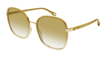Chloe CH0031S style-color Beige/YELLOW 022 / GREEN Lens