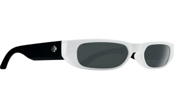 Spy GENRE style-color 2524 White Matte Black / Happy Gray with Black Mirror Lens
