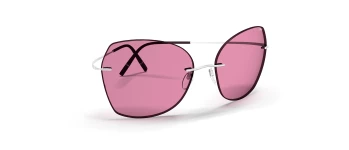 Silhouette ADARA RIMLESS 8192 style-color 7000 Rhodium / Dark Red / 40 40 Lens