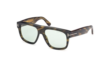 Tom Ford Icon FT1201 style-color 56N Dark Havana / Dark Havana / green green Lens