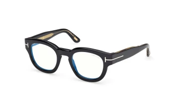 Tom Ford Icon FT6028-B style-color 001 Shiny Black / Shiny Black